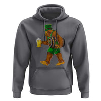St Patricks Day Bigfoot Hoodie Sasquatch Beer Funny Party Shamrock