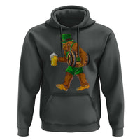 St Patricks Day Bigfoot Hoodie Sasquatch Beer Funny Party Shamrock