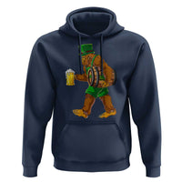 St Patricks Day Bigfoot Hoodie Sasquatch Beer Funny Party Shamrock