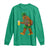 St Patricks Day Bigfoot Long Sleeve Shirt Sasquatch Beer Funny Party Shamrock
