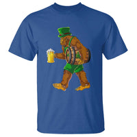St Patricks Day Bigfoot T Shirt Sasquatch Beer Funny Party Shamrock