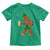 St Patricks Day Bigfoot Toddler T Shirt Sasquatch Beer Funny Party Shamrock