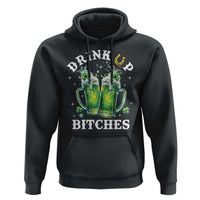 Drink Up Bitches Funny St Patricks Day Hoodie Irish Beer Lovers
