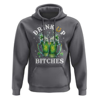 Drink Up Bitches Funny St Patricks Day Hoodie Irish Beer Lovers