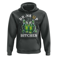 Drink Up Bitches Funny St Patricks Day Hoodie Irish Beer Lovers