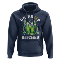 Drink Up Bitches Funny St Patricks Day Hoodie Irish Beer Lovers