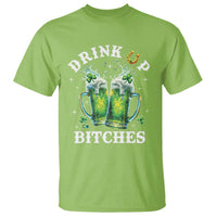 Drink Up Bitches Funny St Patricks Day T Shirt Irish Beer Lovers