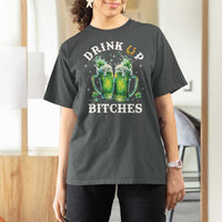 Drink Up Bitches Funny St Patricks Day T Shirt For Women Irish Beer Lovers