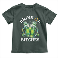 Drink Up Bitches Funny St Patricks Day Toddler T Shirt Irish Beer Lovers