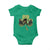 St Patricks Day Bigfoot Baby Onesie Sasquatch Irish Beer Lovers Shamrock Clover Leaf