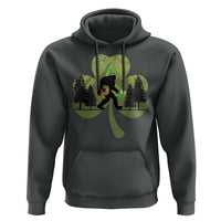 St Patricks Day Bigfoot Hoodie Sasquatch Irish Beer Lovers Shamrock Clover Leaf