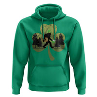 St Patricks Day Bigfoot Hoodie Sasquatch Irish Beer Lovers Shamrock Clover Leaf