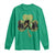 St Patricks Day Bigfoot Long Sleeve Shirt Sasquatch Irish Beer Lovers Shamrock Clover Leaf
