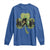 St Patricks Day Bigfoot Long Sleeve Shirt Sasquatch Irish Beer Lovers Shamrock Clover Leaf