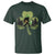St Patricks Day Bigfoot T Shirt Sasquatch Irish Beer Lovers Shamrock Clover Leaf