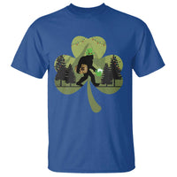 St Patricks Day Bigfoot T Shirt Sasquatch Irish Beer Lovers Shamrock Clover Leaf