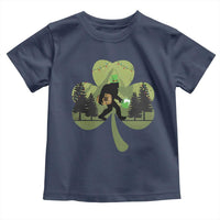 St Patricks Day Bigfoot Toddler T Shirt Sasquatch Irish Beer Lovers Shamrock Clover Leaf