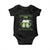 Irish Cat Eating Ramen Noodles Cute Anime St Patrick's Day Baby Onesie The Lucky Club