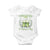 Irish Cat Eating Ramen Noodles Cute Anime St Patrick's Day Baby Onesie The Lucky Club