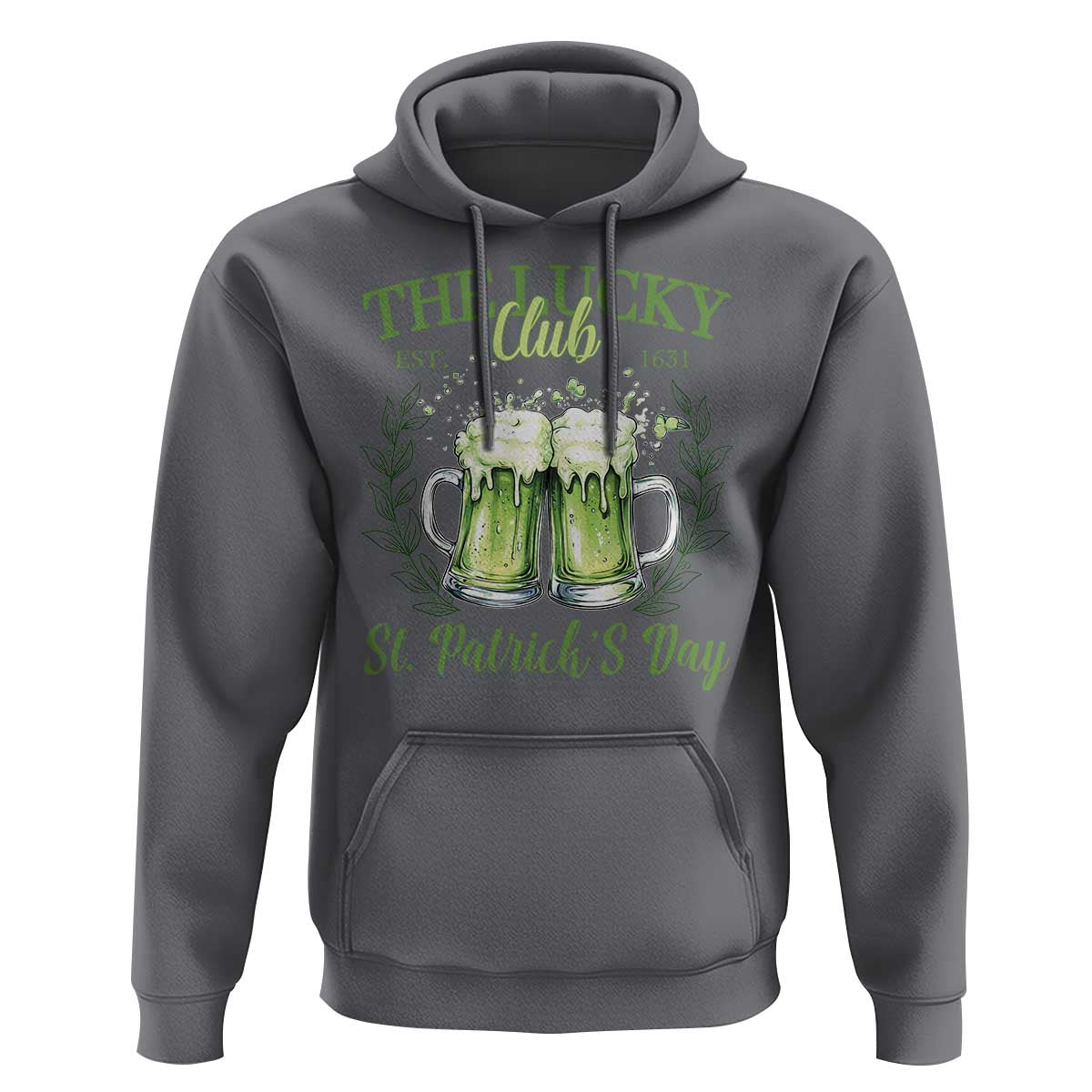 Irish Cat Eating Ramen Noodles Cute Anime St Patrick's Day Hoodie The Lucky Club