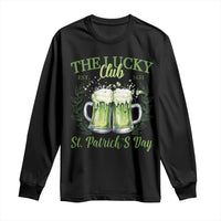 Irish Cat Eating Ramen Noodles Cute Anime St Patrick's Day Long Sleeve Shirt The Lucky Club
