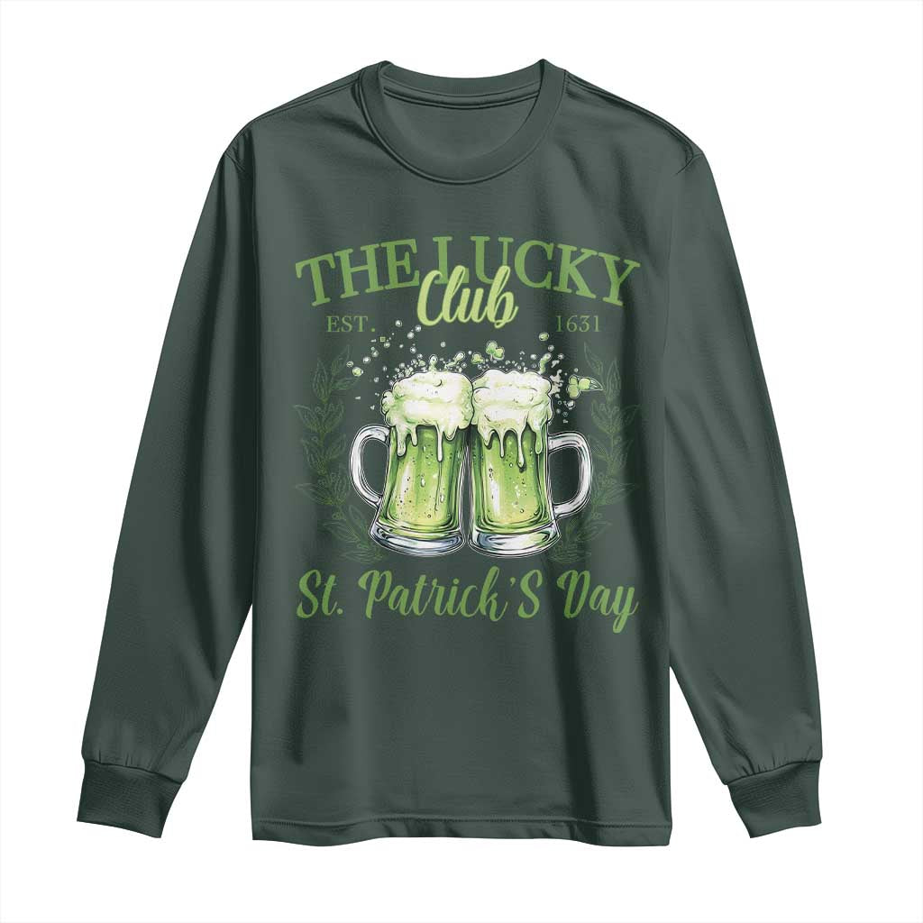 Irish Cat Eating Ramen Noodles Cute Anime St Patrick's Day Long Sleeve Shirt The Lucky Club