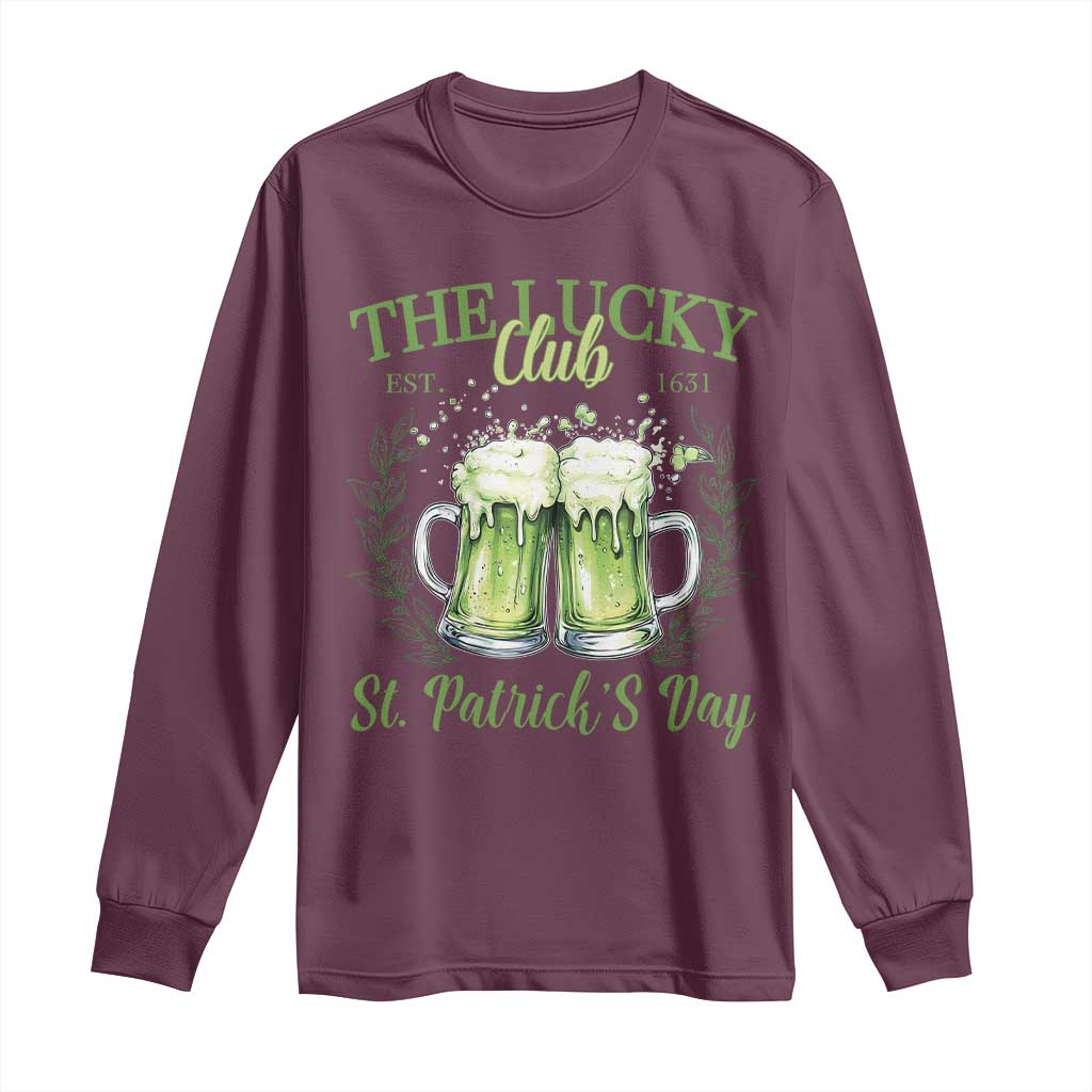 Irish Cat Eating Ramen Noodles Cute Anime St Patrick's Day Long Sleeve Shirt The Lucky Club