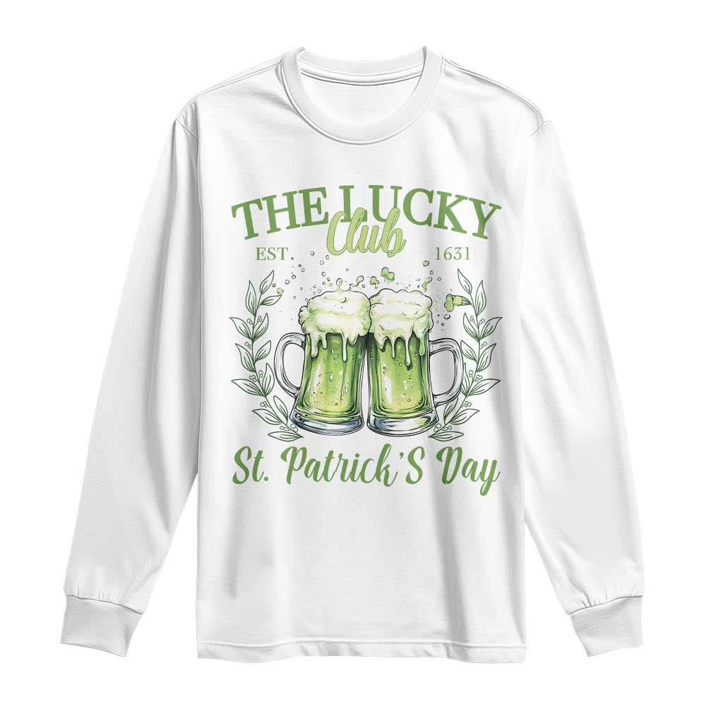 Irish Cat Eating Ramen Noodles Cute Anime St Patrick's Day Long Sleeve Shirt The Lucky Club