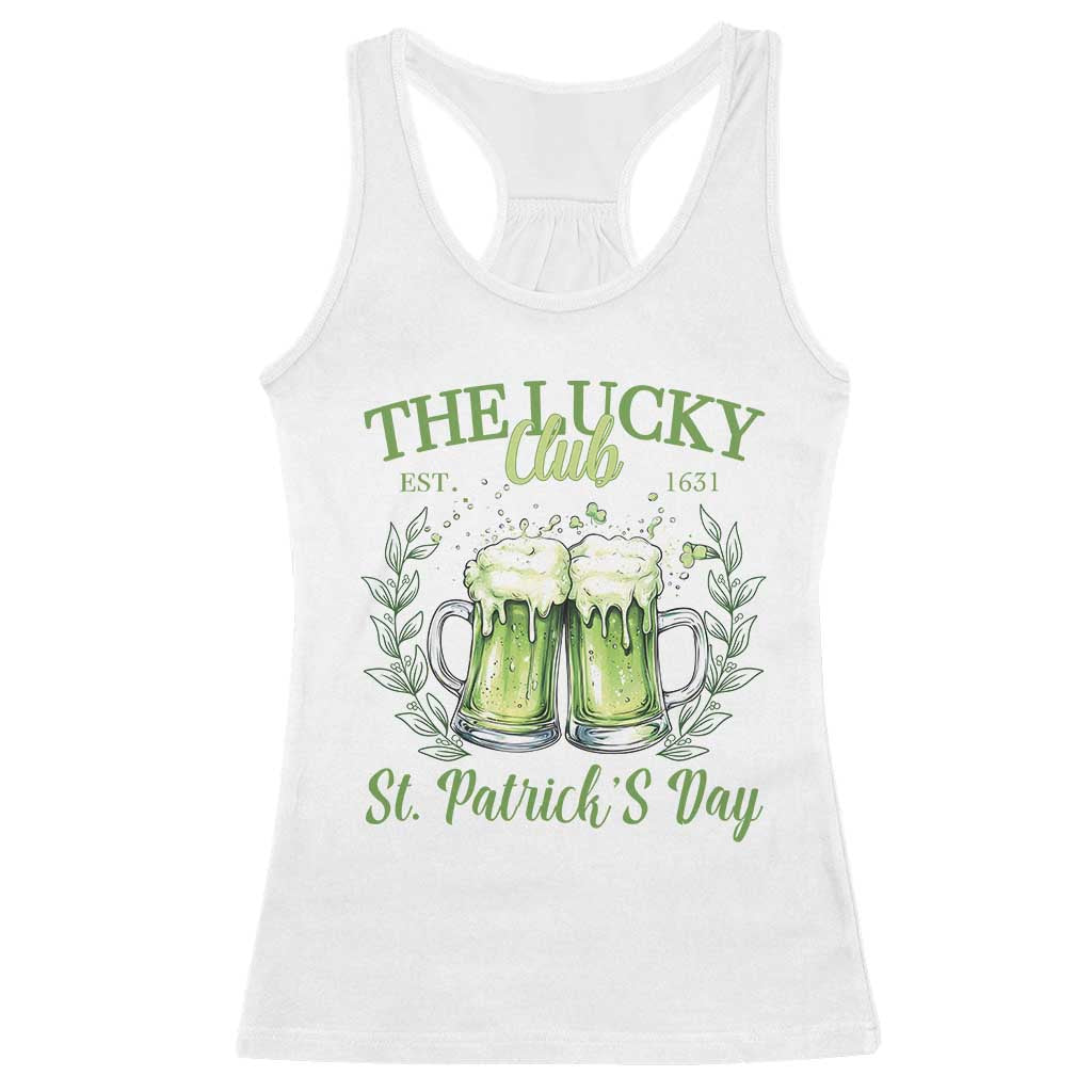 Irish Cat Eating Ramen Noodles Cute Anime St Patrick's Day Racerback Tank Top The Lucky Club