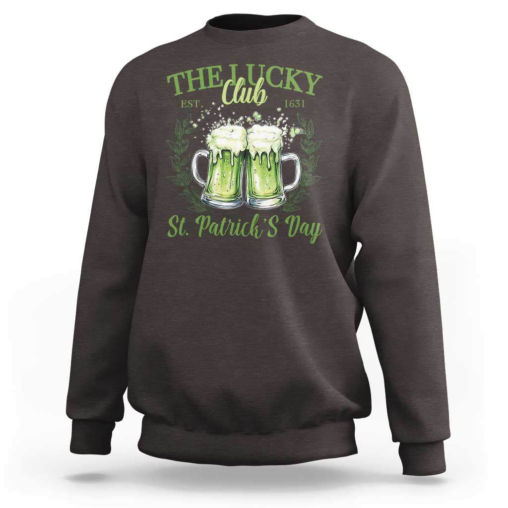 Irish Cat Eating Ramen Noodles Cute Anime St Patrick's Day Sweatshirt The Lucky Club