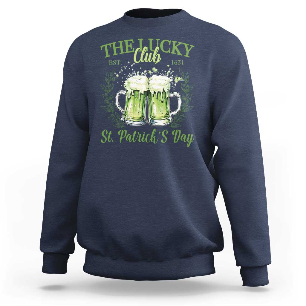 Irish Cat Eating Ramen Noodles Cute Anime St Patrick's Day Sweatshirt The Lucky Club