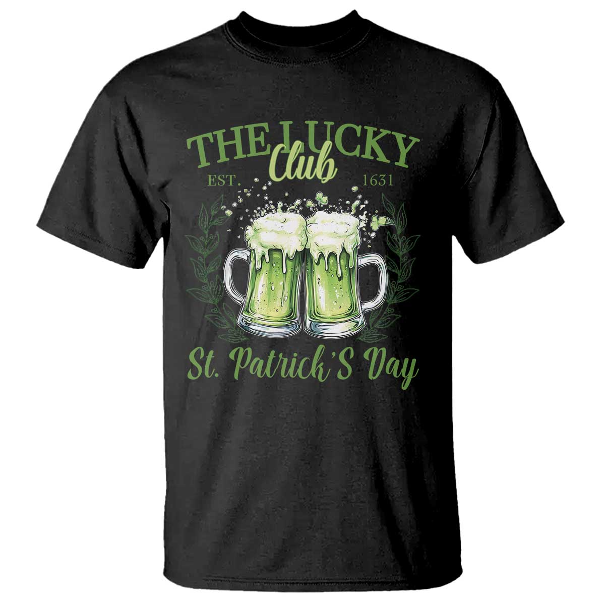 Irish Cat Eating Ramen Noodles Cute Anime St Patrick's Day T Shirt The Lucky Club