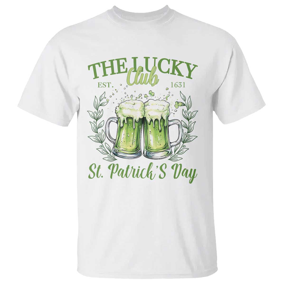 Irish Cat Eating Ramen Noodles Cute Anime St Patrick's Day T Shirt The Lucky Club