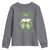 Irish Cat Eating Ramen Noodles Cute Anime St Patrick's Day Youth Sweatshirt The Lucky Club