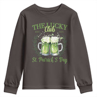 Irish Cat Eating Ramen Noodles Cute Anime St Patrick's Day Youth Sweatshirt The Lucky Club