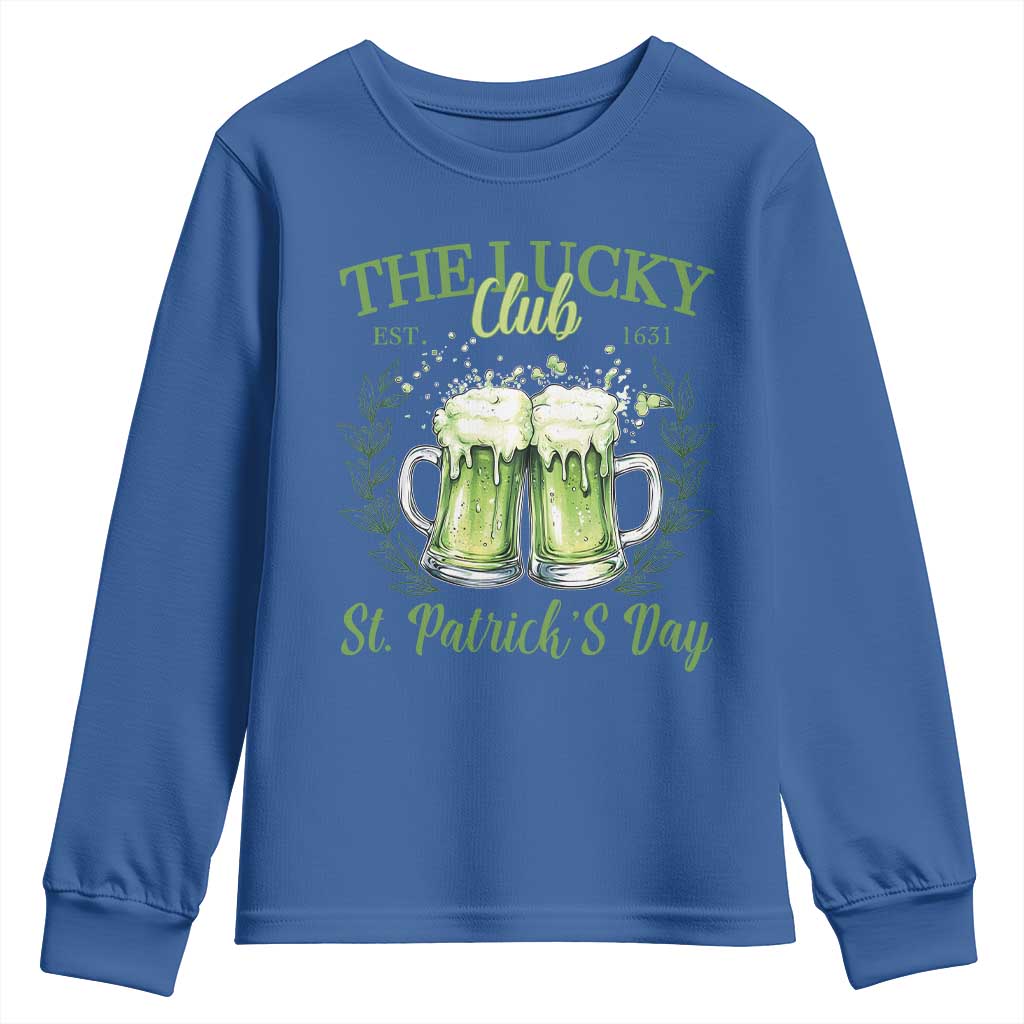 Irish Cat Eating Ramen Noodles Cute Anime St Patrick's Day Youth Sweatshirt The Lucky Club