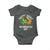 St Patricks Day Bigfoot Baby Onesie Irish Shamrock Sasquatch Beer Lovers