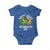 St Patricks Day Bigfoot Baby Onesie Irish Shamrock Sasquatch Beer Lovers