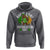 St Patricks Day Bigfoot Hoodie Irish Shamrock Sasquatch Beer Lovers