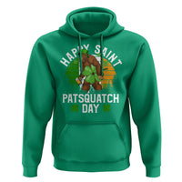 St Patricks Day Bigfoot Hoodie Irish Shamrock Sasquatch Beer Lovers