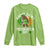 St Patricks Day Bigfoot Long Sleeve Shirt Irish Shamrock Sasquatch Beer Lovers