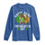 St Patricks Day Bigfoot Long Sleeve Shirt Irish Shamrock Sasquatch Beer Lovers