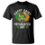 St Patricks Day Bigfoot T Shirt Irish Shamrock Sasquatch Beer Lovers