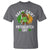 St Patricks Day Bigfoot T Shirt Irish Shamrock Sasquatch Beer Lovers