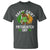 St Patricks Day Bigfoot T Shirt Irish Shamrock Sasquatch Beer Lovers