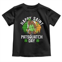 St Patricks Day Bigfoot Toddler T Shirt Irish Shamrock Sasquatch Beer Lovers