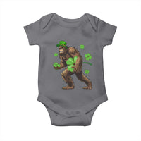 St Patricks Day Bigfoot Baby Onesie Funny Sasquatch Shamrock