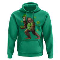 St Patricks Day Bigfoot Hoodie Funny Sasquatch Shamrock