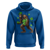 St Patricks Day Bigfoot Hoodie Funny Sasquatch Shamrock