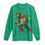 St Patricks Day Bigfoot Long Sleeve Shirt Funny Sasquatch Shamrock